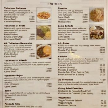 Yummy Peru - Main Entrees - Menu - Peruvian Near Me - Kinsey, Alabama Yummy Peru - Main Entrees - Menu - Peruvian Near Me - Kinsey, Alabama