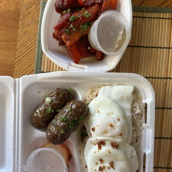 Almuchow Atbp. - Longsilog plate with a side of tocino - Filipino Near Me - West Covina, California