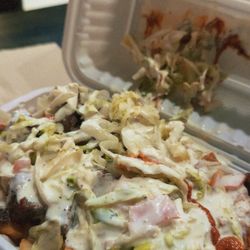 Slyce Of NY - Gyro/chicken combo fries