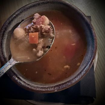 Twisted - Italian Sausage white bean soup - Seafood Near Me - Brookings, Oregon Twisted - Italian Sausage white bean soup - Seafood Near Me - Brookings, Oregon
