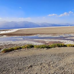 The site itself consists of a small spring-fed pool of "bad water"