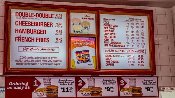 Menu photo 1 In-N-Out Burger Lodi, CA