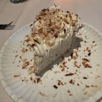 Saki's Spin A Yarn Restaurant - Coconut Cream Pie - Steakhouses Near Me - Fremont, California Saki's Spin A Yarn Restaurant - Coconut Cream Pie - Steakhouses Near Me - Fremont, California