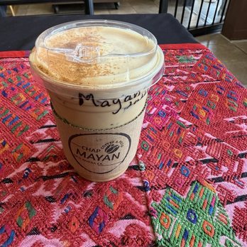 Chapmayan Coffee - Iced Mayan espresso Latte (with cinnamon and condensed milk). Not too sweet but just right! - Coffee & Tea Near Me - Pico Rivera, California Chapmayan Coffee - Iced Mayan espresso Latte (with cinnamon and condensed milk). Not too sweet but just right! - Coffee & Tea Near Me - Pico Rivera, California