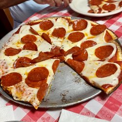 The Italian Kitchen - Pepperoni pizza.