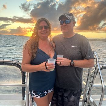 Ocean Surfari Charters - Celebrating my 50th, my husband's 56th birthday and our 25th wedding anniversary - Fishing Near Me - Red Hook, Virgin Islands