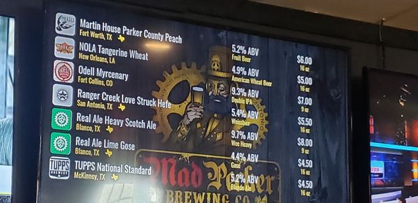 Menu photo 3 Mad Pecker Brewing San Antonio, TX