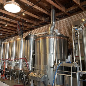 1886 Brewing - Brewing equipment behind the main bar. - Brewpubs Near Me - Orange, California 1886 Brewing - Brewing equipment behind the main bar. - Brewpubs Near Me - Orange, California