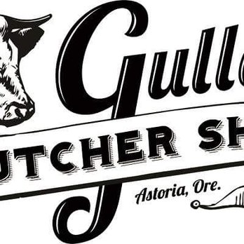 Gulley's Butcher Shop - a cow with a banner - Butcher Near Me - Astoria, Oregon Gulley's Butcher Shop - a cow with a banner - Butcher Near Me - Astoria, Oregon