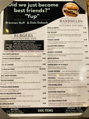 Menu photo 3 The Grumpy Monk North Myrtle Beach, SC