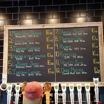 Pax Verum Brewing - Beer choices 7-26-18 - Breweries Near Me - Lapel, Indiana