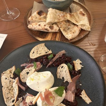 Tellers - OKC - Burrata & Charred Eggplant  Fire.... 10/10 on both!   Cool vibe - Italian Near Me - Oklahoma City, Oklahoma