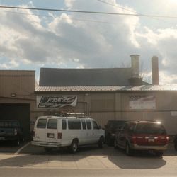 Atlantic Off Road & Performance - My broken down van, that I had to leave outside the shop (they were closed, holiday weekend).