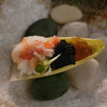 Omaniku - Endive king crab salad with caviar - Asian Fusion Near Me - San Gabriel, California