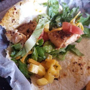 Ocean Deck - Mahi taco - only 2 pieces in the taco - Seafood Near Me - Daytona Beach, Florida Ocean Deck - Mahi taco - only 2 pieces in the taco - Seafood Near Me - Daytona Beach, Florida