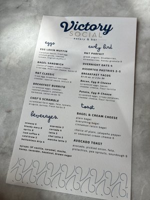 Menu photo 2 Victory Social Eatery Dallas, TX