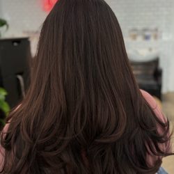 Remedy Hair Shoppe - My hair after my haircut. Will be coming back for coloring!