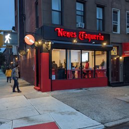 Exterior outside entrance of Nenes Taqueria - Brooklyn, New York Exterior outside entrance of Nenes Taqueria - Brooklyn, New York