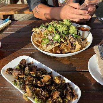 Seabirds Kitchen - Brussel sprouts & nachos - Vegan Near Me - Costa Mesa, California Seabirds Kitchen - Brussel sprouts & nachos - Vegan Near Me - Costa Mesa, California