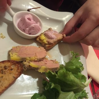 Le Dahu - Foie gras et glace violette - French Near Me - Toulouse, 31