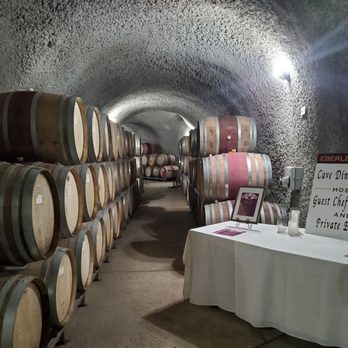 Eberle Winery - Cave and barrels - Wineries Near Me - Paso Robles, California