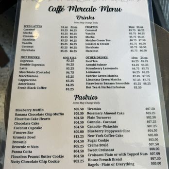Caffe Mercato - Menu - Cafes Near Me - Menifee, California