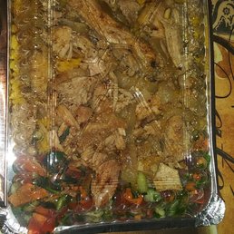 Chicken w rice n salad. Real good.