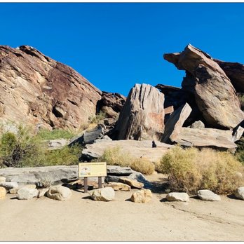 Indian Canyons - Andreas Canyon Pride Rock. #BeautifulRockFormation - Parks Near Me - Palm Springs, California