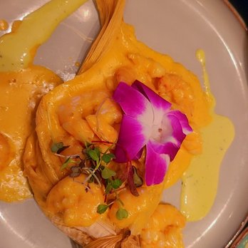 Surfish Bistro - Corn tamales with shrimp - Latin American Near Me - Brooklyn, New York