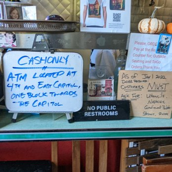 Jimmy T's Place - lots of handwritten signs - Breakfast & Brunch Near Me - Washington, DC, District of Columbia Jimmy T's Place - lots of handwritten signs - Breakfast & Brunch Near Me - Washington, DC, District of Columbia