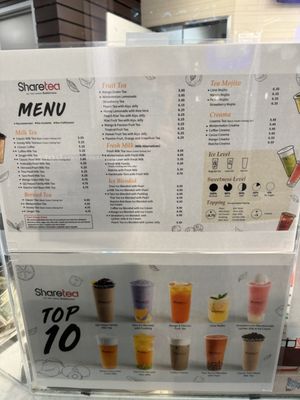 Menu photo 6 Sharetea Arcadia, CA