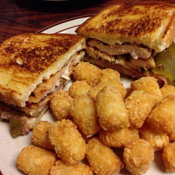 Flo's Coffee Shop - Santa Fe Melt with perfect tots - Diners Near Me - El Monte, California Flo's Coffee Shop - Santa Fe Melt with perfect tots - Diners Near Me - El Monte, California