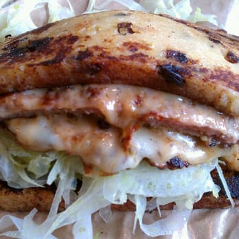 Meat Cheese Bread - Maple, impossible to pick up. Folk & knife please. - Sandwiches Near Me - Portland, Oregon