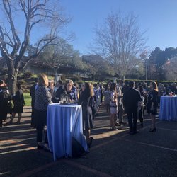 The Seminary at Strawberry - Corporate happy hour on the Seminary patio - gorgeous weather and great view of the Bay!