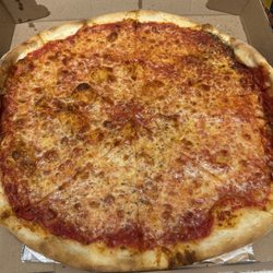 Cosimo & Johnny’s Pizzeria - Pizza taste good but they ruined it with semolina/cornmeal on bottom