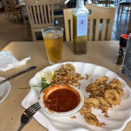 Calamari with marinara sauce cook to perfection Calamari with marinara sauce cook to perfection