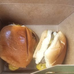 Two beef sliders Two beef sliders