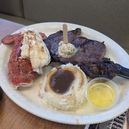 Surf & Turf special they had for Father's Day Surf & Turf special they had for Father's Day