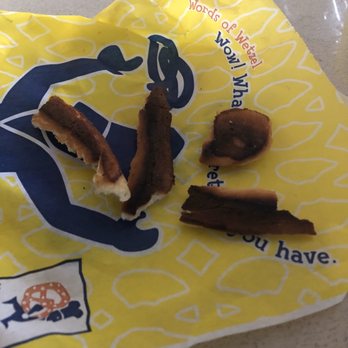 Wetzel's Pretzels - The sad burnt remnants of a sad pretzel - Pretzels Near Me - Santa Maria, California