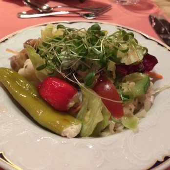 Haus Hopfensee - 10 December 2016, starter salad - Pubs Near Me - Füssen, BY