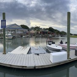 Wahoo's Fish House - View of Marsh Walk Murrells inlet