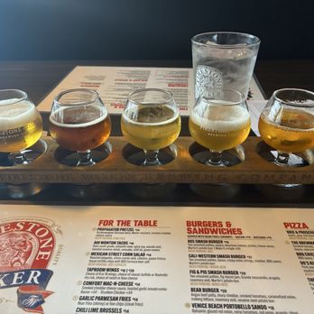 Firestone Walker Brewing Company - Paso Robles - Beer Flight - New American Near Me - Paso Robles, California Firestone Walker Brewing Company - Paso Robles - Beer Flight - New American Near Me - Paso Robles, California