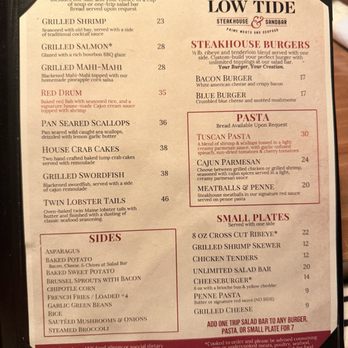 Low Tide Steak House - 8/2026 - Steakhouses Near Me - Surf City, North Carolina Low Tide Steak House - 8/2026 - Steakhouses Near Me - Surf City, North Carolina