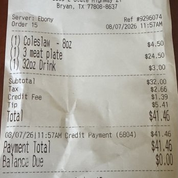 What's Tha Deal Barbecue - Added tip without my request or permission. - Food Trucks Near Me - Bryan, Texas What's Tha Deal Barbecue - Added tip without my request or permission. - Food Trucks Near Me - Bryan, Texas