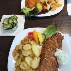 Fischkate Brodowski - Scholle und Seelachs mit Bratkartoffeln