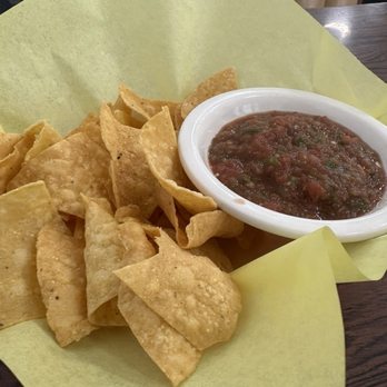 C&C Cafe - Chips were great but salsa was bland and flavorless. - New Mexican Cuisine Near Me - Belen, New Mexico