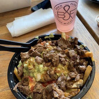 Brick and Flour - Small asada fries with lemonade - Mexican Near Me - Glendale, California Brick and Flour - Small asada fries with lemonade - Mexican Near Me - Glendale, California