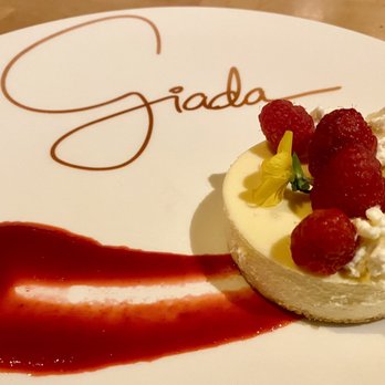 GIADA - Mascarpone Cheesecake with Raspberries - Italian Near Me - Las Vegas, Nevada