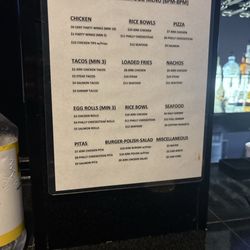 Darrin's Cocktail Lounge - Menu prices and happy hour prices