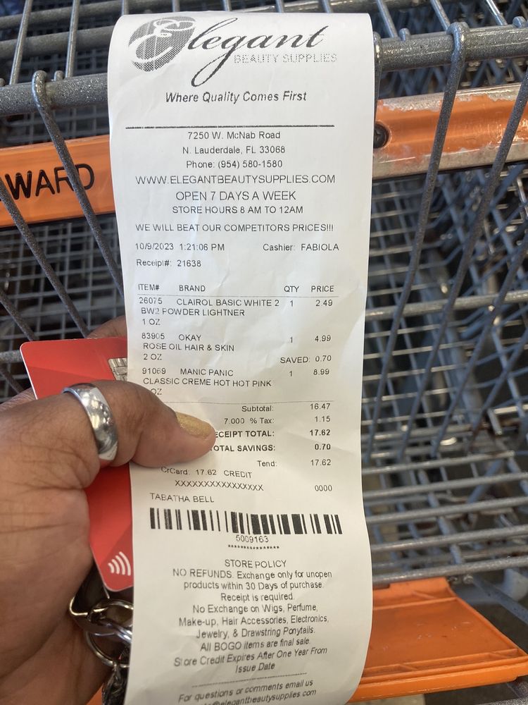ELEGANT BEAUTY SUPPLIES Updated September 2024 15 Photos 7296 W